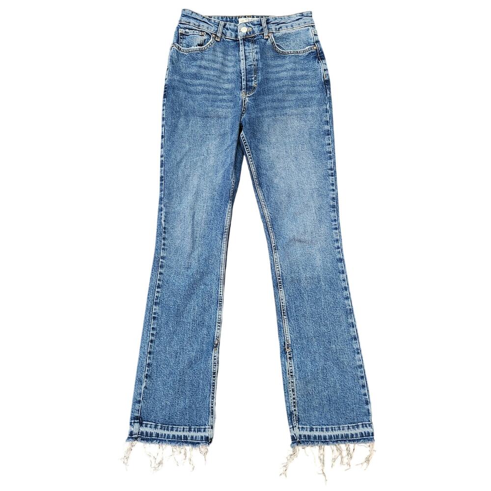 We The Free Free People Emmy Slit-Hem Bootcut Jeans Size 29